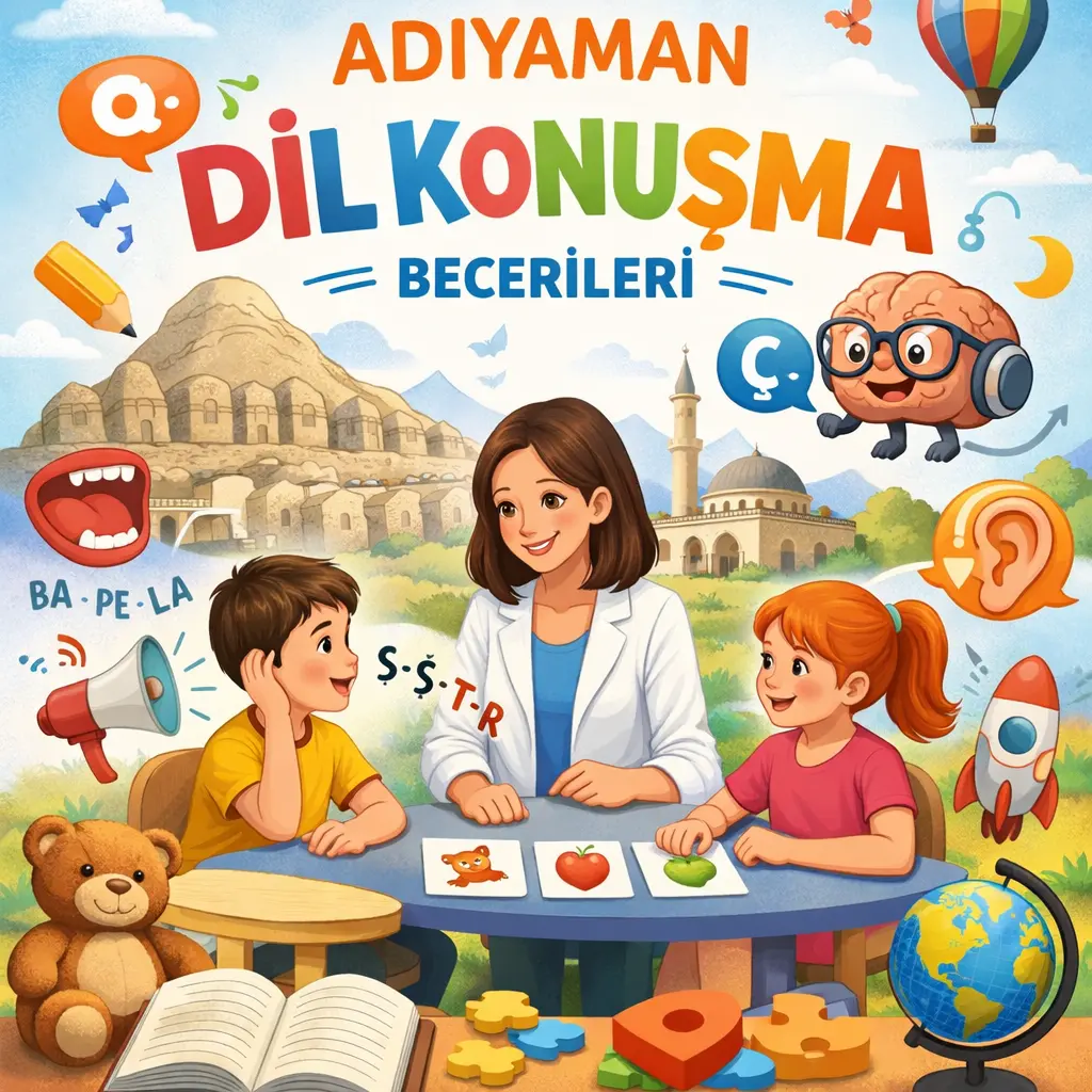Adıyaman dil ve konuşma terapisi seansı