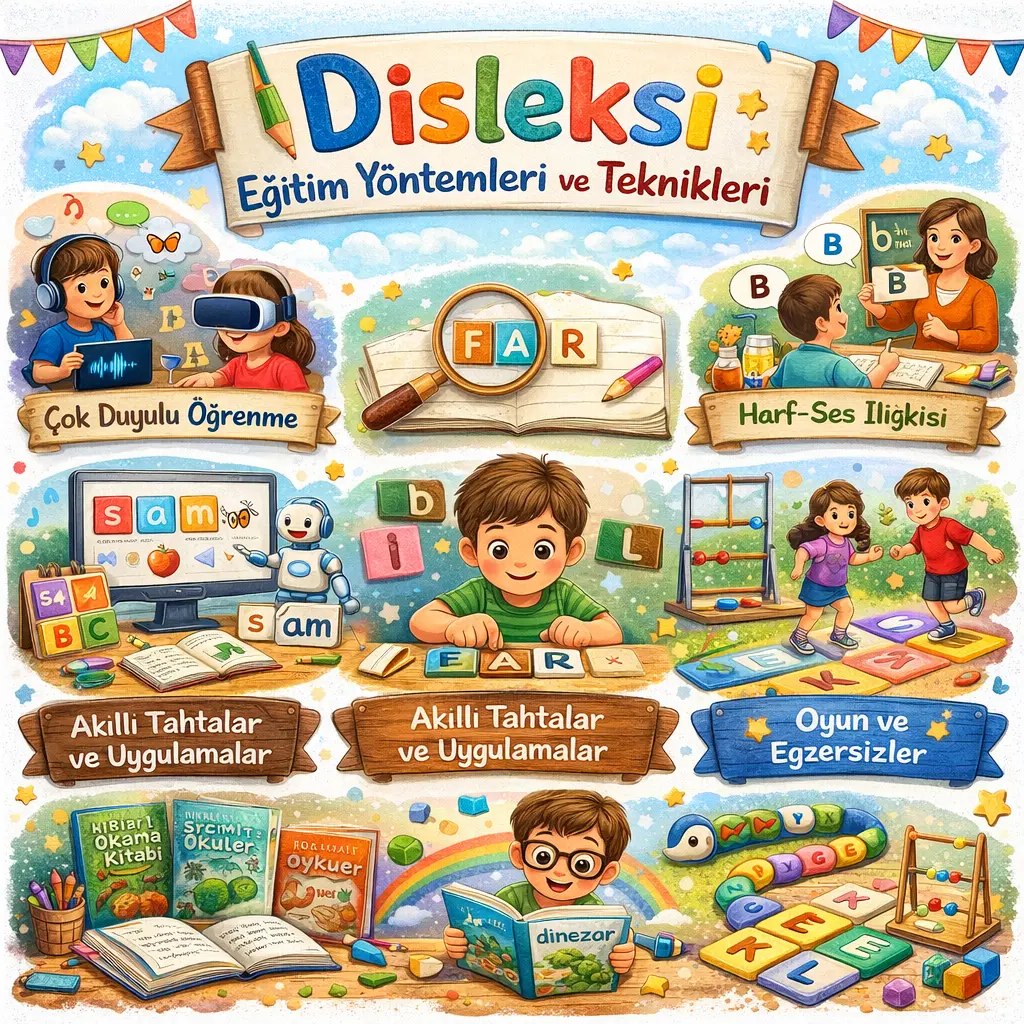 Disleksi yöntemleri ile çok duyulu öğrenme eğitimi